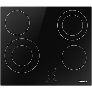 Plita incorporabila HANSA BHC66506, Vitroceramica, 4 arzatoare, Touch Control, negru