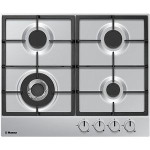 Plita incorporabila HANSA BHGI621502, Gaz, 4 arzatoare, Wok, inox