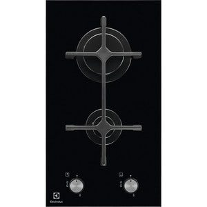 Plita incorporabila ELECTROLUX EGC3322NVK, Gaz, 2 arzatoare, negru