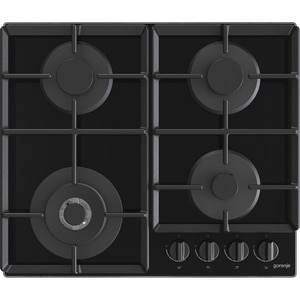 Plita incorporabila GORENJE GTW641EB, Gaz, 4 arzatoare, Wok, negru