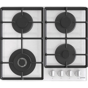 Plita incorporabila GORENJE GTW641EW, Gaz, 4 arzatoare, Wok, alb