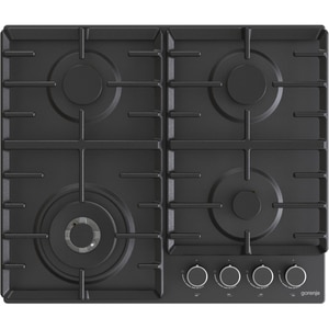 Plita incorporabila GORENJE GW642AB, Gaz, 4 arzatoare, Wok, negru