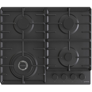 Plita incorporabila GORENJE GW642SYB, Gaz, 4 arzatoare, Wok, negru