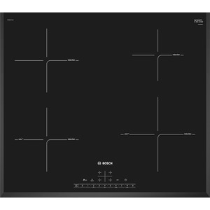 Plita incorporabila BOSCH PIE651FC1E, Inductie, 4 arzatoare, Touch Control, negru