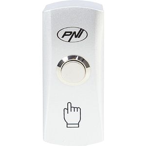 Buton de acces PNI PB410, contact iesire NO/COM, max. 12V/24V 0.5A