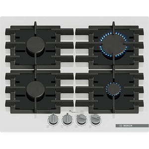 Plita incorporabila BOSCH PPP6A2I40, Gaz, 4 arzatoare, alb
