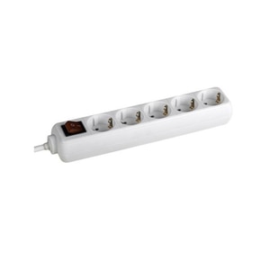 Prelungitor BACHMANN Selly 3812575, 5 prize Schuko, 5m, intrerupator, alb