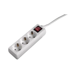Prelungitor HAMA R9108815, 3 prize Schuko, 5m, intrerupator, alb
