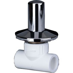 Robinet PPR incorporabil, 32 mm, crom