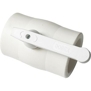 Robinet PPR drept, tur, 20 mm x 1/2", alb