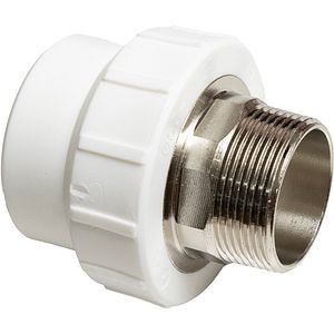 Racord polipropilena, hexagonal 63 mm x 2", filet exterior