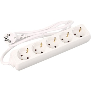 Prelungitor STROHM 5948833106283, 5 prize Shucko, 1.5m, alb