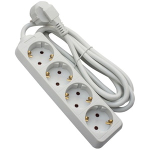 Prelungitor STROHM 5948833077750, 4 prize Shucko, 1.5m, alb