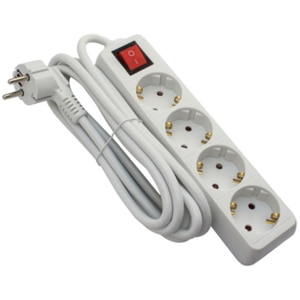 Prelungitor STROHM 5948833077736, 4 prize Shucko, 3m, alb