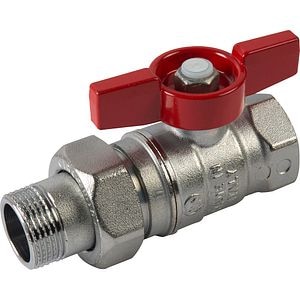 Robinet cu bila GIACOMINI, fluture, 1.1/4" x 1.1/4'', alama