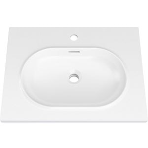Lavoar incorporabil GoodHome Cavally, rasina, 60 x 45 cm, alb