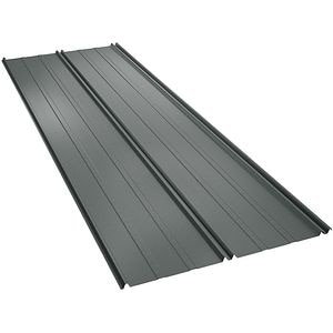 Tabla faltuita BILKA RetroDuo, gri mat (RAL 7024), 0.5 mm, 100 x 110 cm