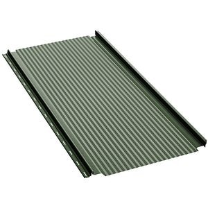 Tabla faltuita BILKA Retro Plus Microribs, verde mat (RAL 6020), 0.5 mm, 100 x 54.2 cm