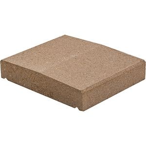 Dala capac gard RIVAGO, 23.5 x 27 x 5 cm, beton, crem