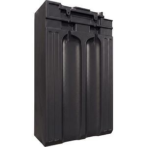Tigla ceramica laterala stanga LEIER Francia, 49.2 x 31.5 cm, negru antracit