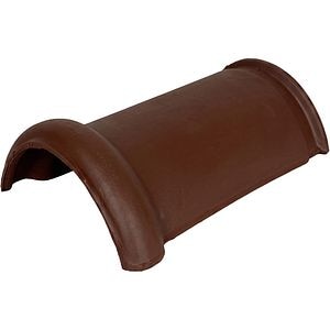 Coama mare LEIER, maro (RAL 8015), 12 mm, 37.5 x 27.5/23.5 cm