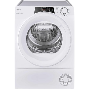Uscator de rufe CANDY RO EH8N2TE-S, Pompa de caldura, 8 kg, 14 programe, Clasa D, Wi-Fi, alb