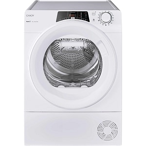 Uscator de rufe CANDY RO EH9N2TE-S, Pompa de caldura, 9 kg, 14 programe, Clasa D, Wi-Fi, alb