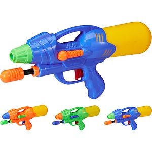 Pistol de apa cu pompa, 29 cm, 320 ml, polipropilena, multicolor, diverse modele