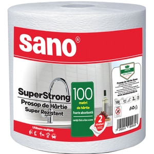 Prosop hartie SANO Monorola, 100 metri, 2 straturi, 1 rola