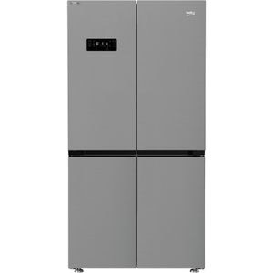 Side by Side BEKO GN1416240XPN, No Frost, 572 l, H 182 cm, Clasa E, inox