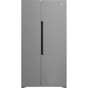 Side by Side BEKO GN163141XBN, No Frost, 593 l, H 179 cm, Clasa E, argintiu