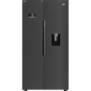 Side by Side BEKO GN163241DXBRN, NeoFrost Dual Cooling, 576 l, H 179 cm, Clasa E, dark inox