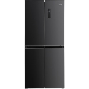 Side by Side BEKO GNO4031GS, NeoFrost, 421 l, H 180 cm, Clasa E, antracit