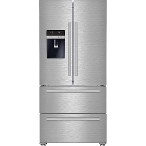 Side by Side GRUNDIG GQN1240XN, No Frost, 539 l, H 182 cm, Clasa E, inox