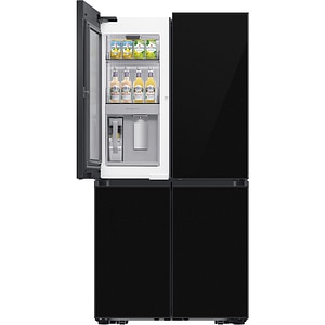 Side by Side SAMSUNG RF65DB970E22EO, No Frost, Beverage Center, 645 l, H 185 cm, Clasa E, Dozator apa, Wi-Fi, sticla neagra