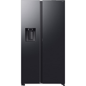 Side by Side SAMSUNG RS80F66KBFEO, No Frost, AI Energy, 634 l, H 178.4 cm, Clasa B, Dozator apa, dark inox
