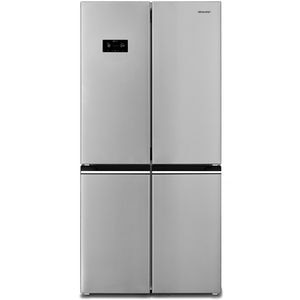Side by Side SHARP SJ-NFA35IHXIE-EU, No Frost, 488 l, H 179 cm, Clasa E, inox