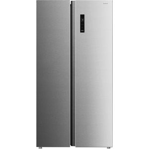 Side by Side VORTEX VS55NSV01M, No Frost, 548 l, h 177 cm, Clasa E, argintiu