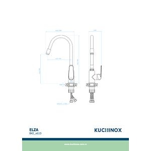Set chiuveta cu baterie, bej, 56 x 44 cm