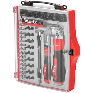 Trusa surubelnite clichet MTX Sibrteh 13363, CrV, 61 piese
