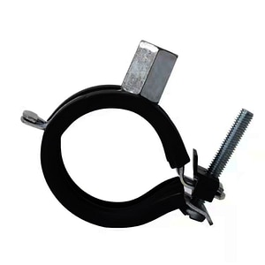 Brida fixare rapida, 38 - 43 mm, otel, 10 buc, negru