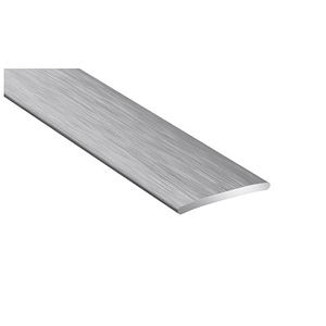 Profil de trecere parchet, Aluminiu Anod, Br Gri,  20 x 1860