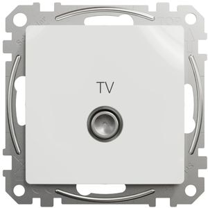 Priza TV finala SCHNEIDER Sedna Design SDD111471, 4dB, alb