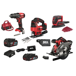 Set masina de gaurit si insurubat SKIL 3311 EA, mandrina rapida, 20V, 2/4Ah