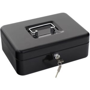 Caseta de valori ROTTNER Home Star Cash 3, Inchidere cheie, 185 x 250 x 90 mm, negru