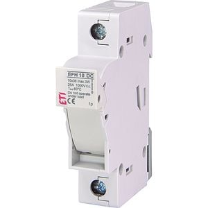 Soclu sigurante fuzibile ETI 002540201 EFH 10 DC 1p, 25A, 10x38, 1000V