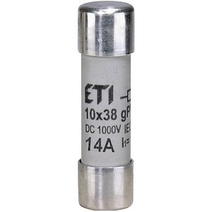 Siguranta fuzibila ETI 002625079, CH10x38 gPV 14A/1000V DC