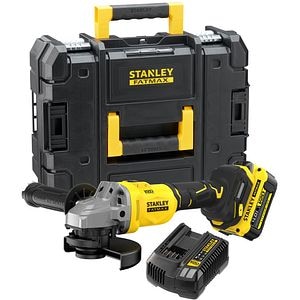 Polizor unghiular STANLEY FATMAX SFMCG710M1T, 18V, 125 mm, 4Ah, 1 acumulator, Brushless, Li-Ion