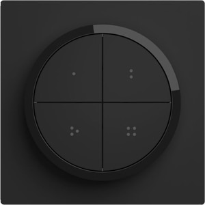 Intrerupator smart PHILIPS HUE Tap 8719514440937, 4 butoane configurabile, Wi-Fi, Touch, negru