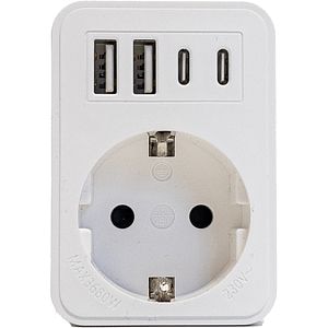 Adaptor priza STROHM, IP20, 3680W, alb